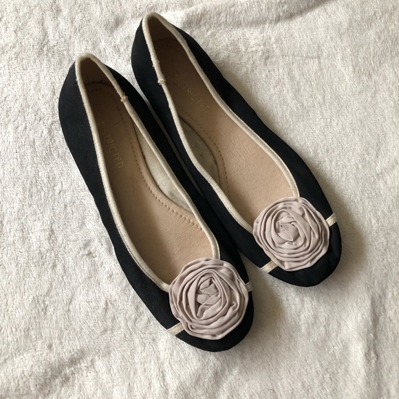 Restricted Shoes - Restricted black flats